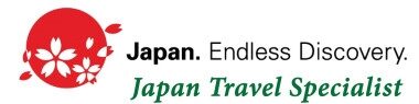 Logo with text emphasizing Japan and travel experience.